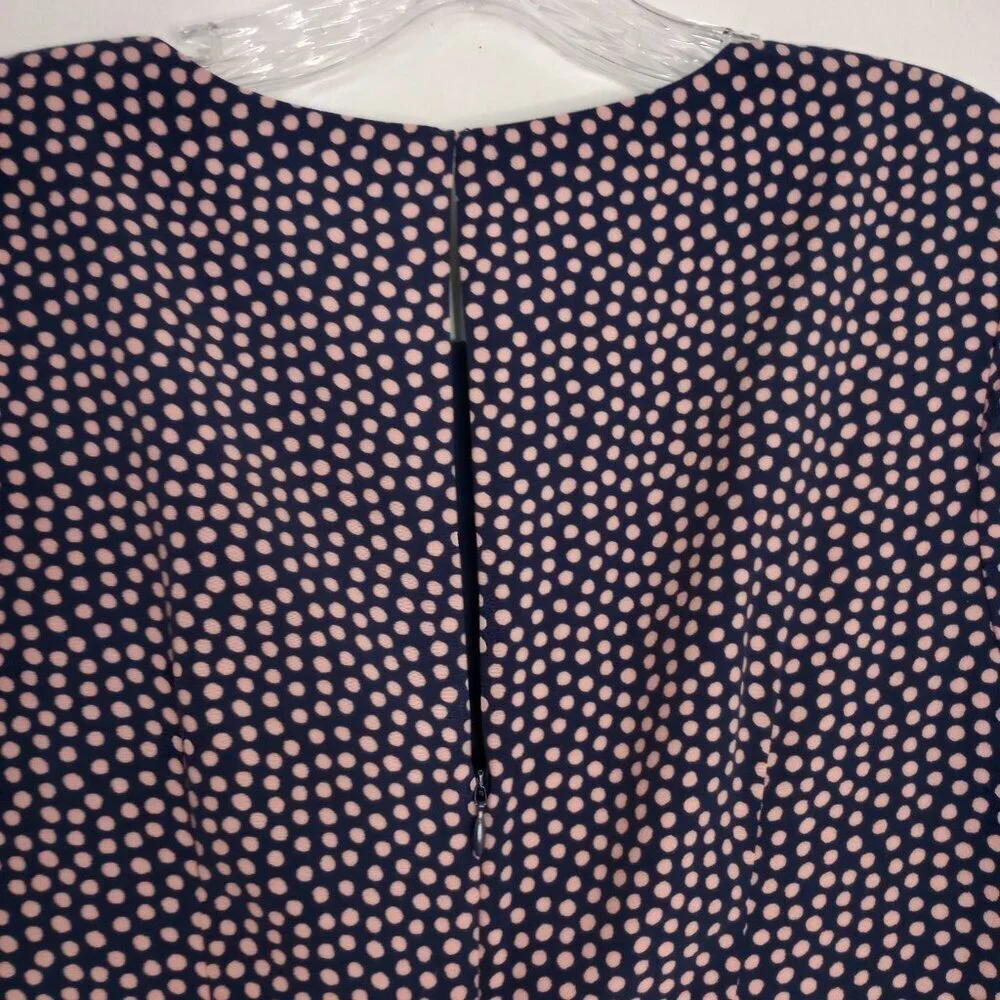 Boden Renee Polka Dot Colorblock Midi Dress